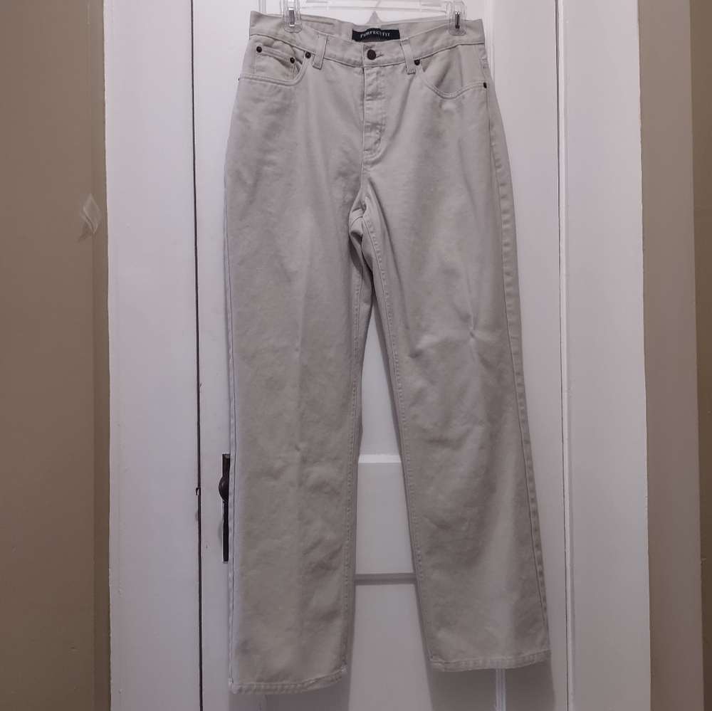 Bill Blass Cream Jeans